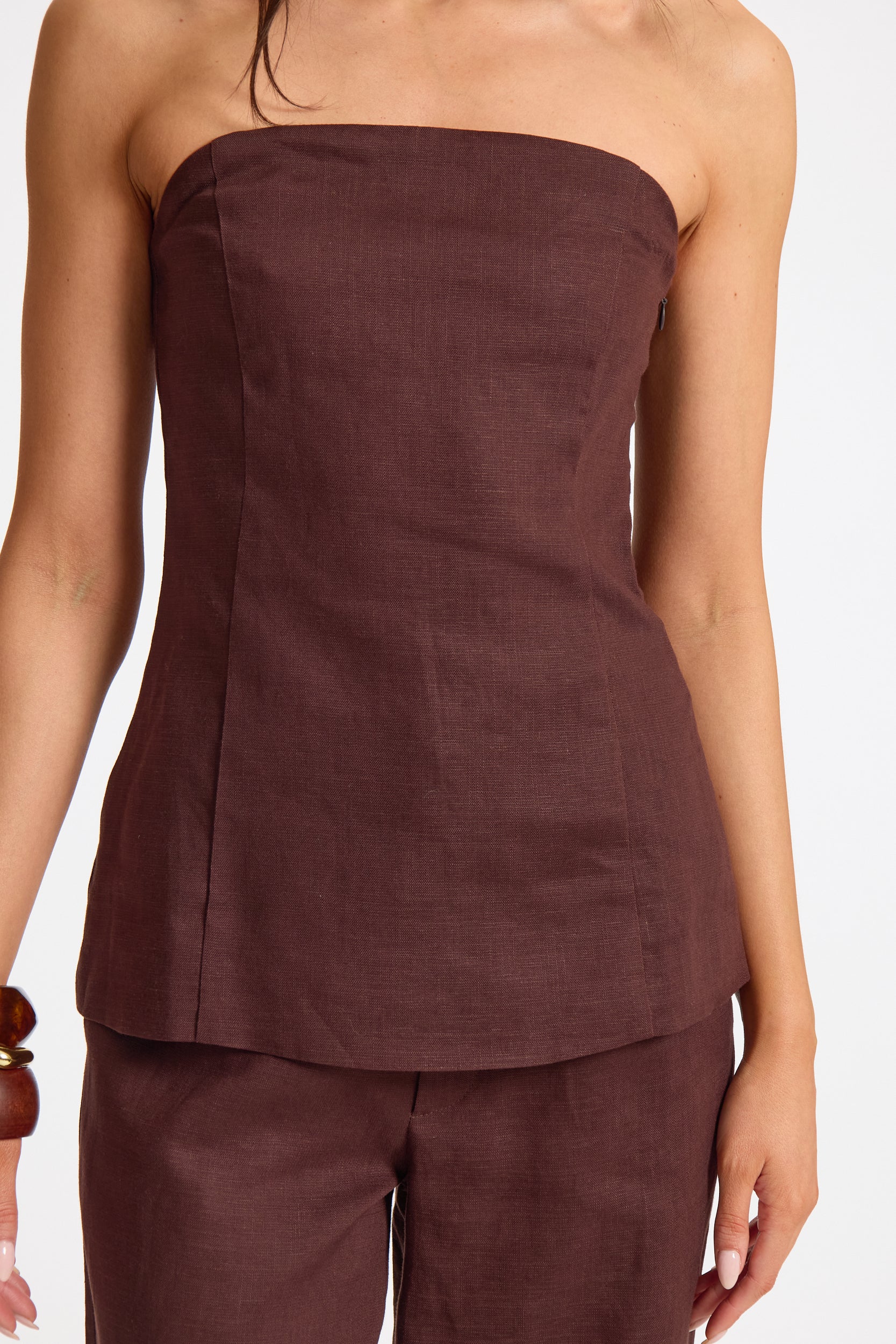 Linen Longline Bandeau