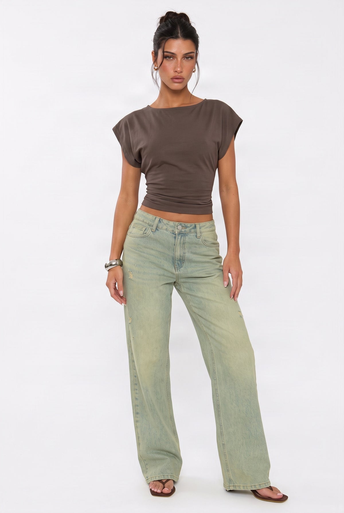 Low Rise Straight Vintage Jeans