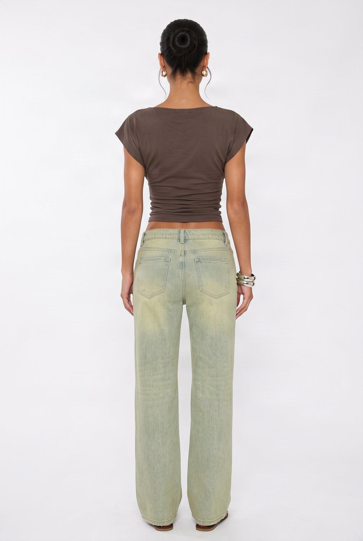 Low Rise Straight Vintage Jeans