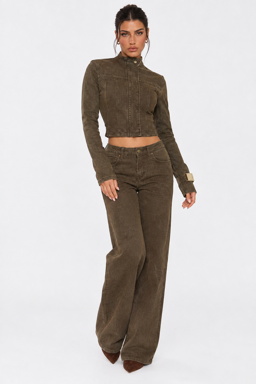 Low Rise Chocolate Jeans