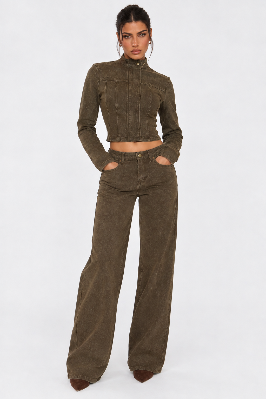 Low Rise Chocolate Jeans