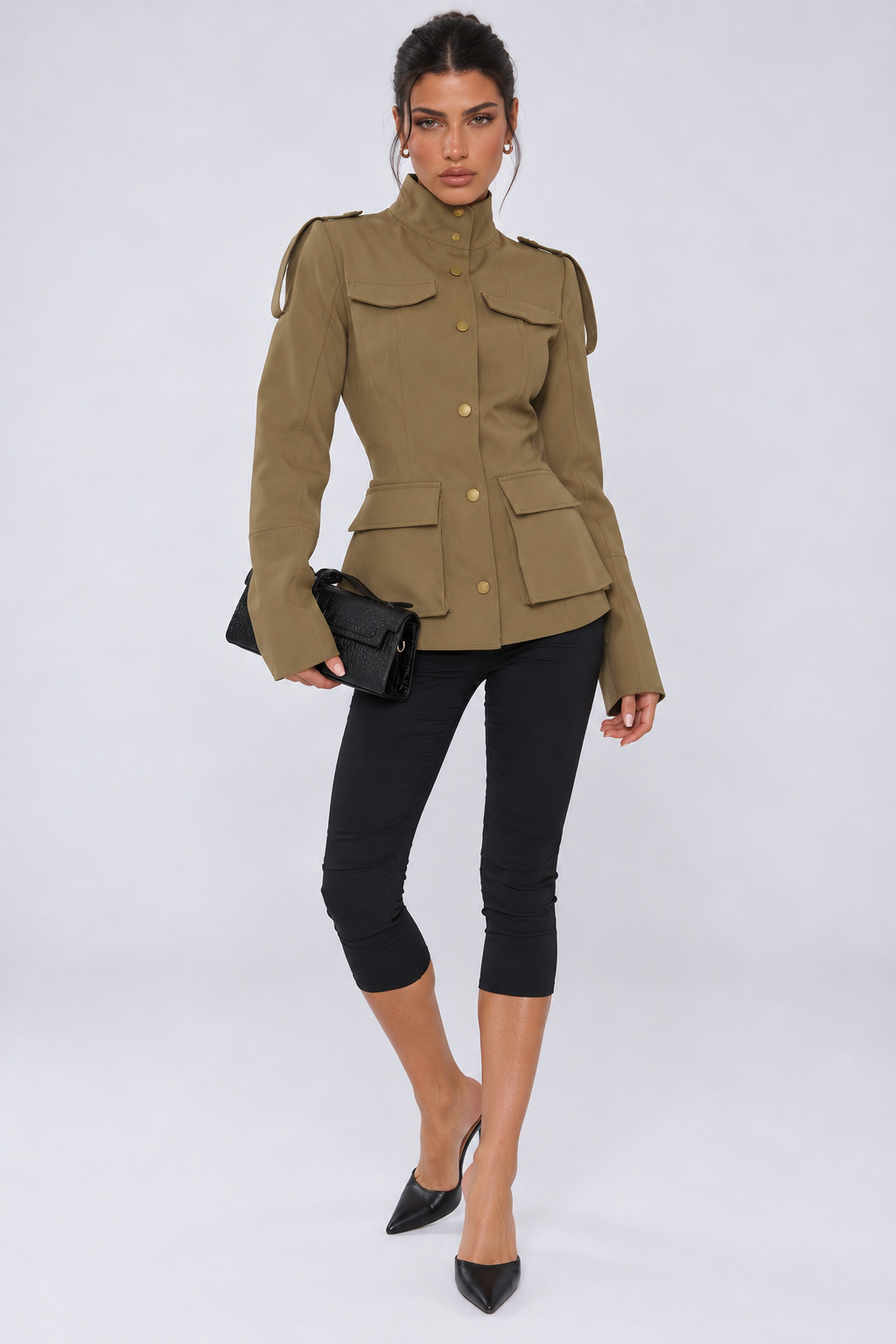 Dark Stone Popper Jacket