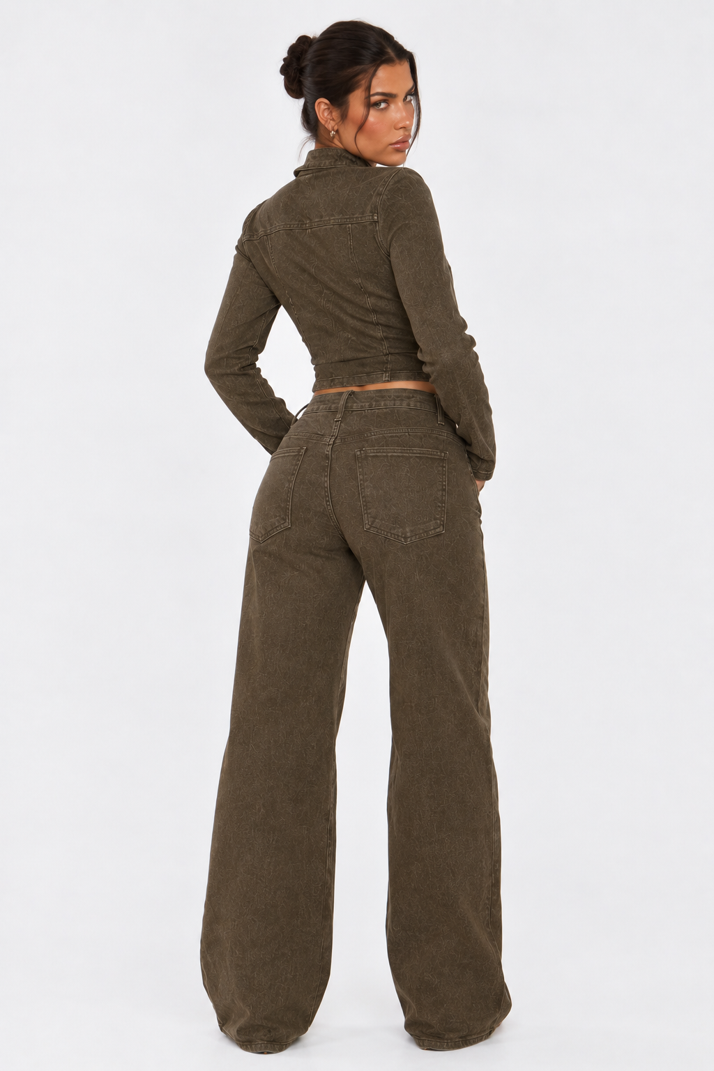 Low Rise Chocolate Jeans