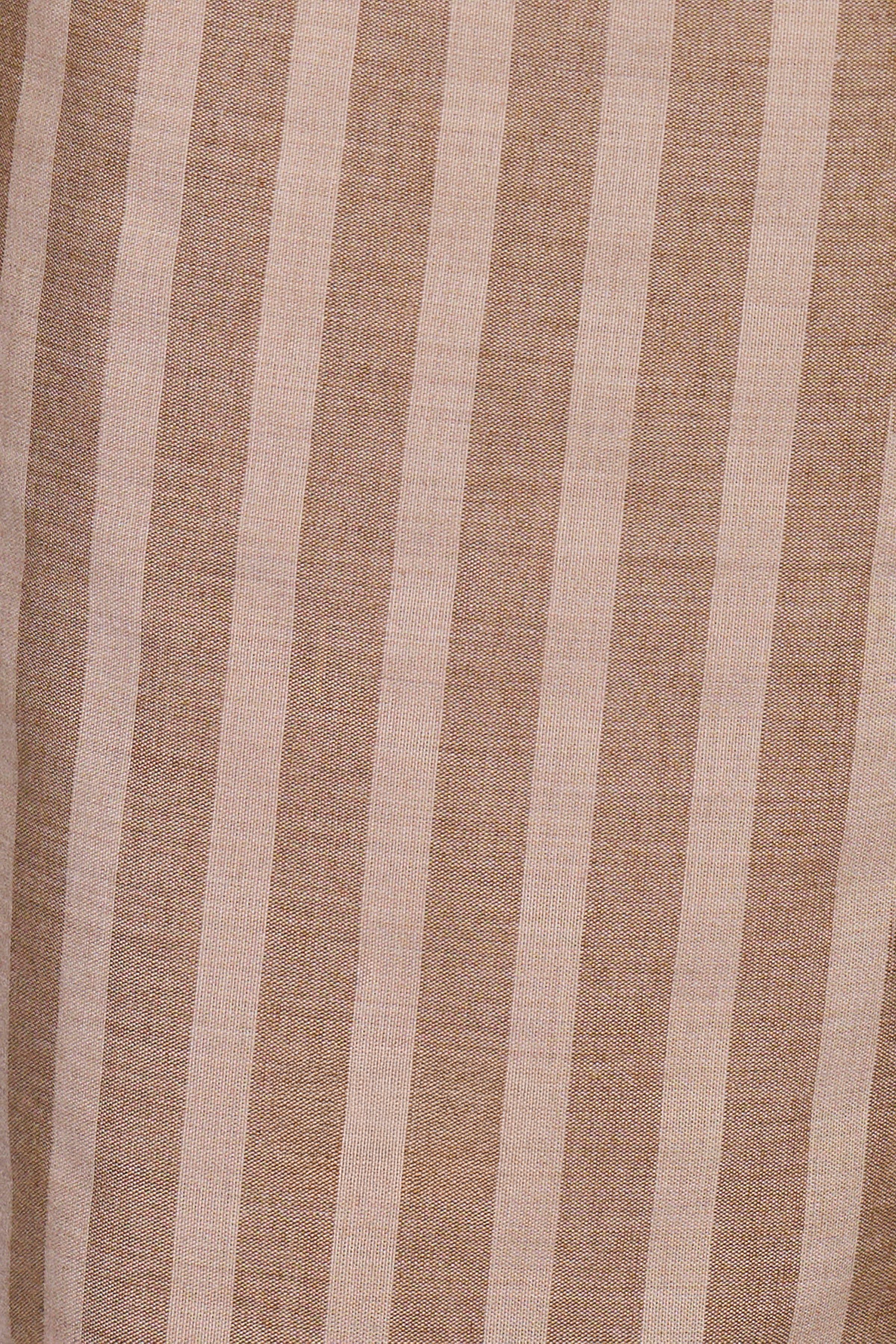 Brown Stripe Wide Trouser