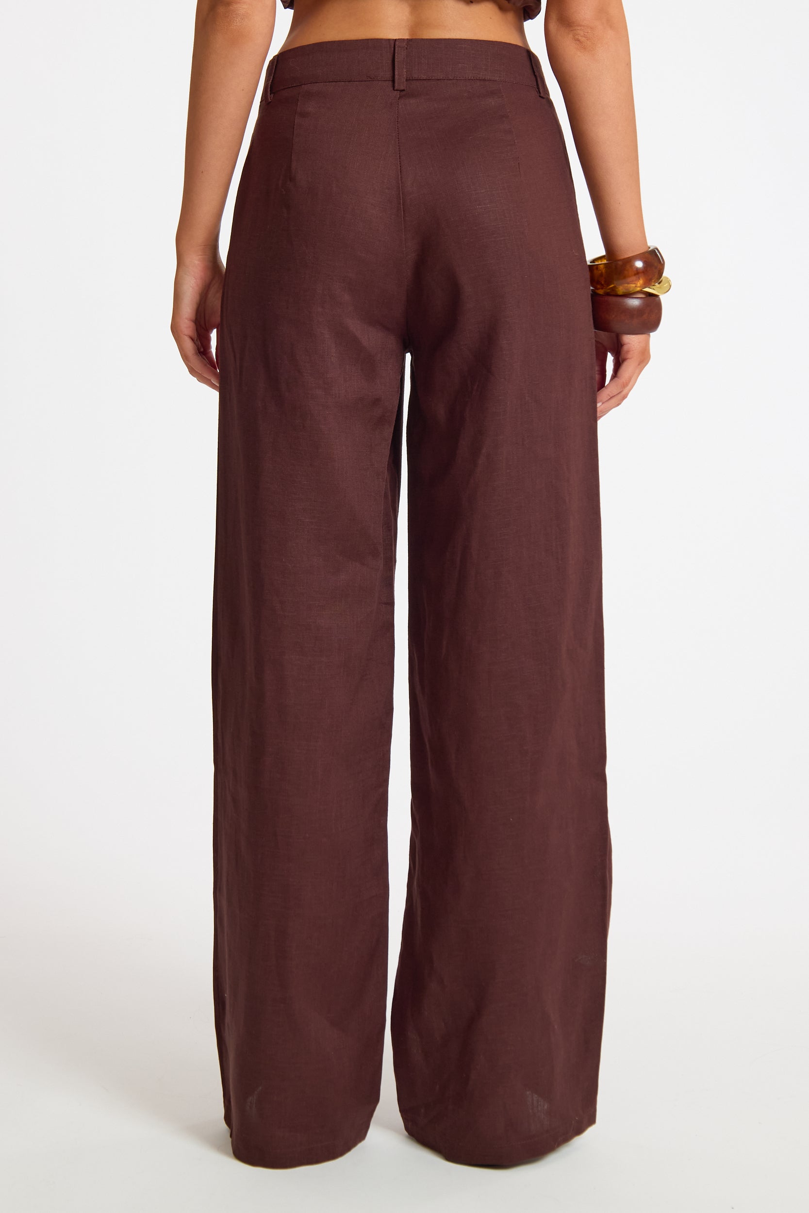 Linen Wide Leg Trouser