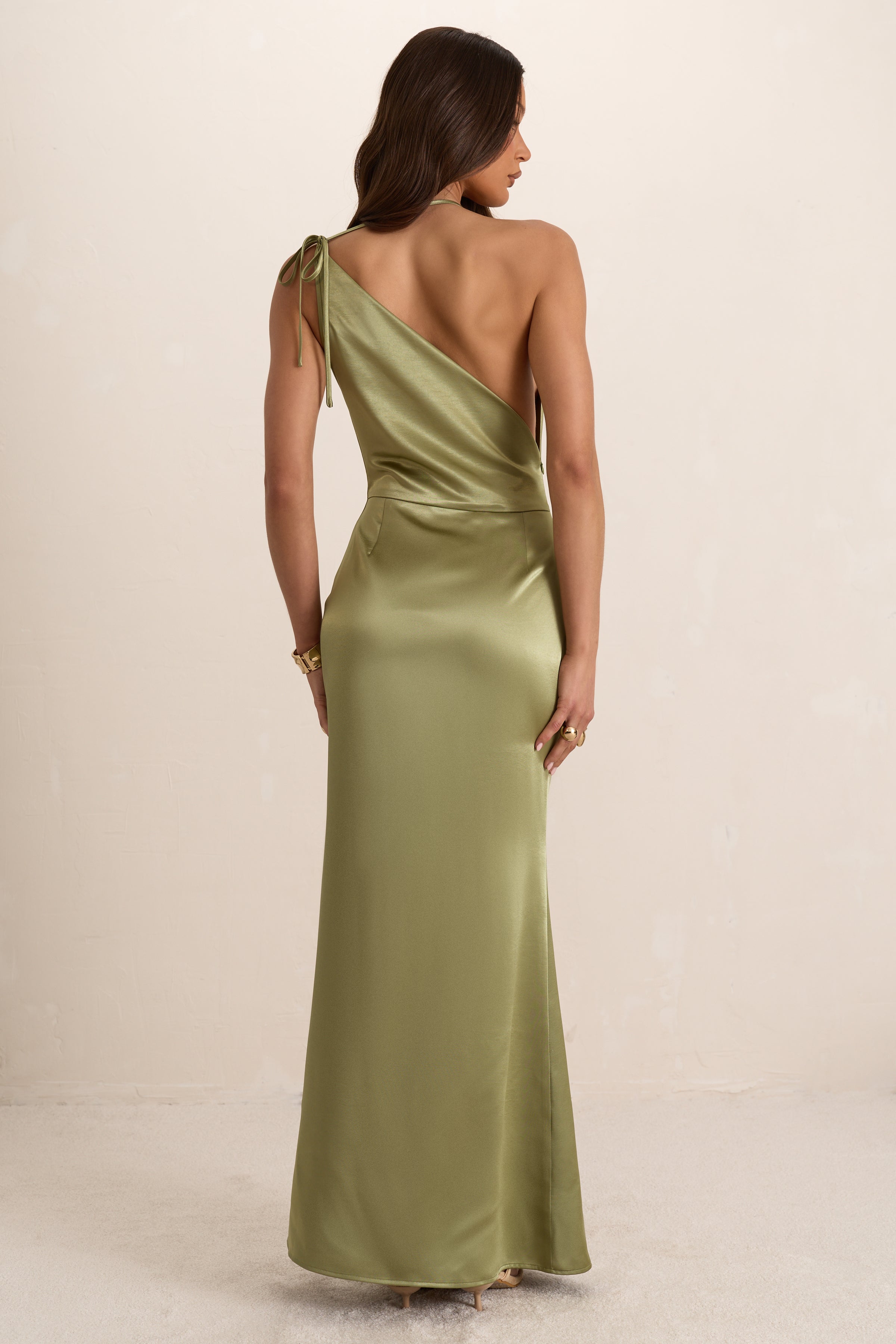 Green Satin Asymmetrical Cowl Seam Maxi Dress | DRESSES | MISSY EMPIRE Green Satin Asymmetrical Cowl Seam Maxi Dress | DRESSES | MISSY EMPIRE
