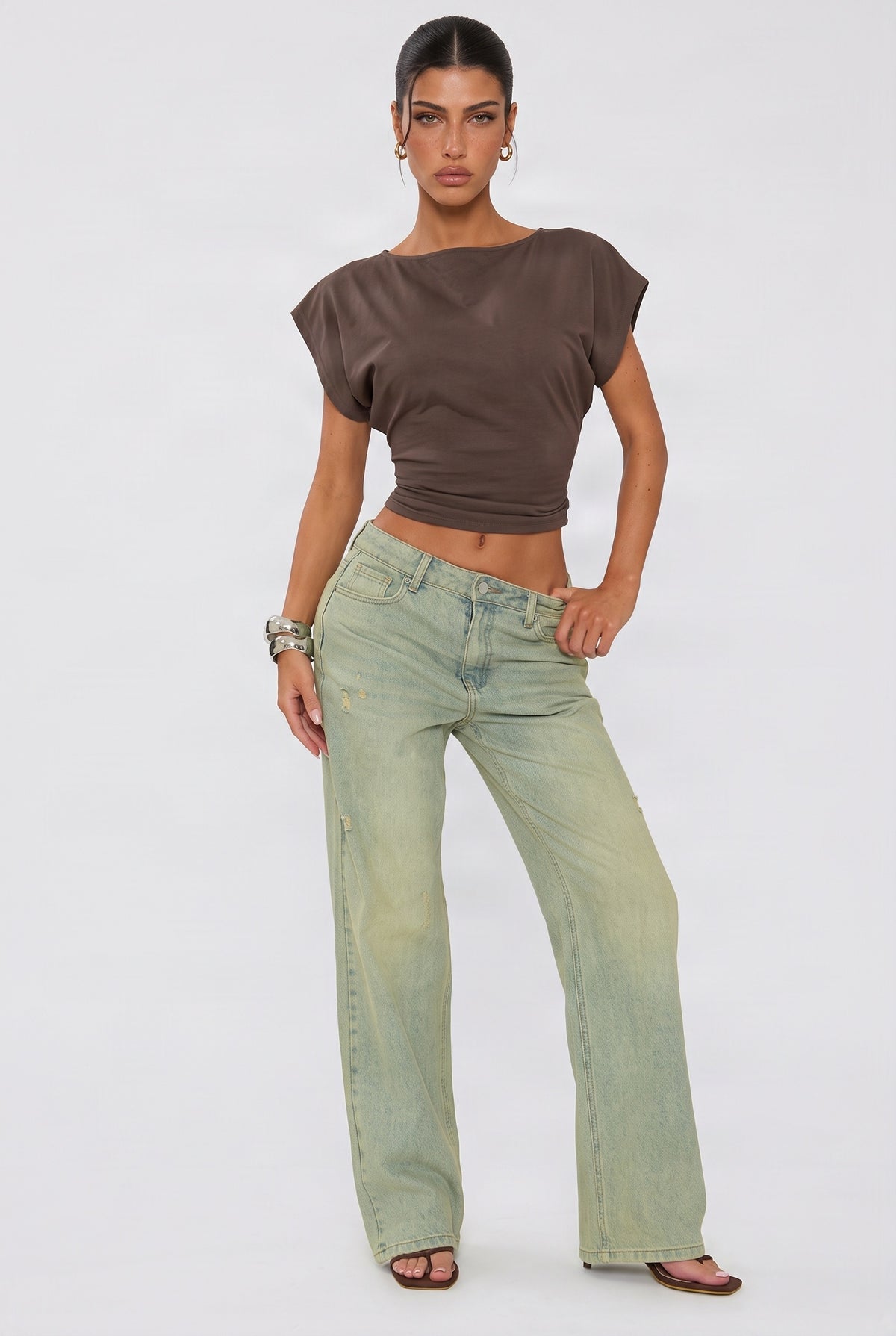 Low Rise Straight Vintage Jeans