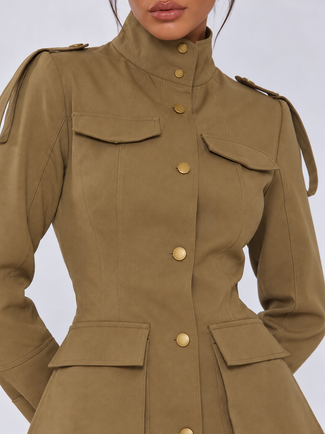 Dark Stone Popper Jacket