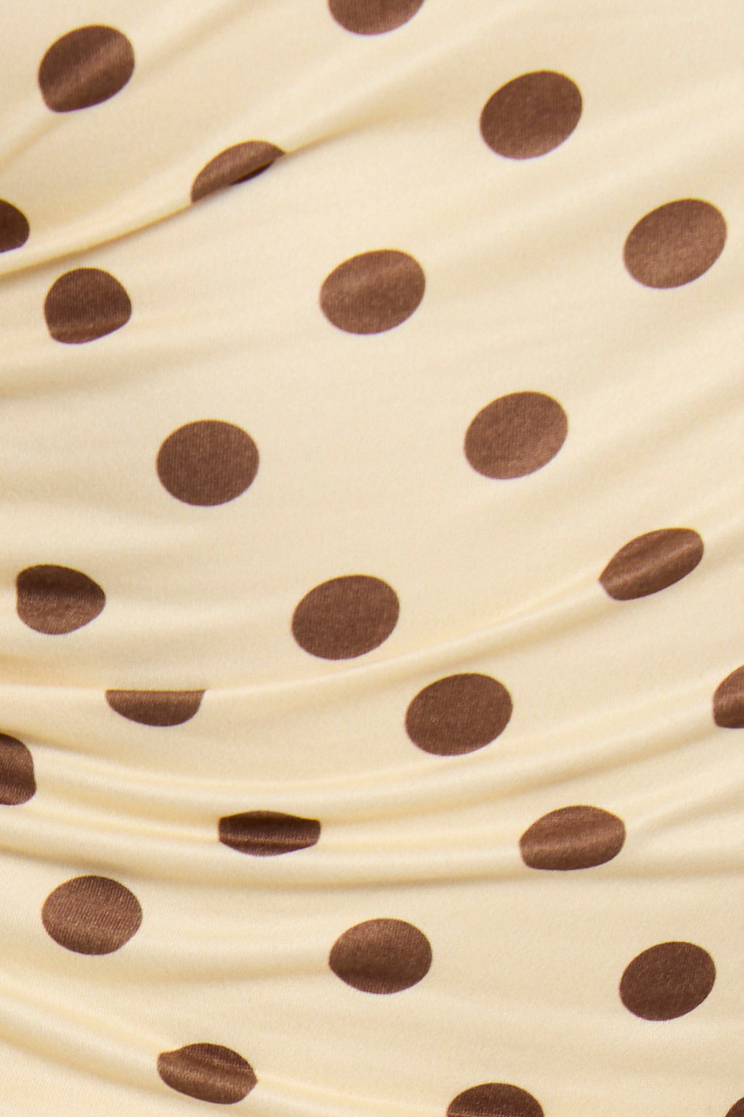 Butter Cream Polka Capri