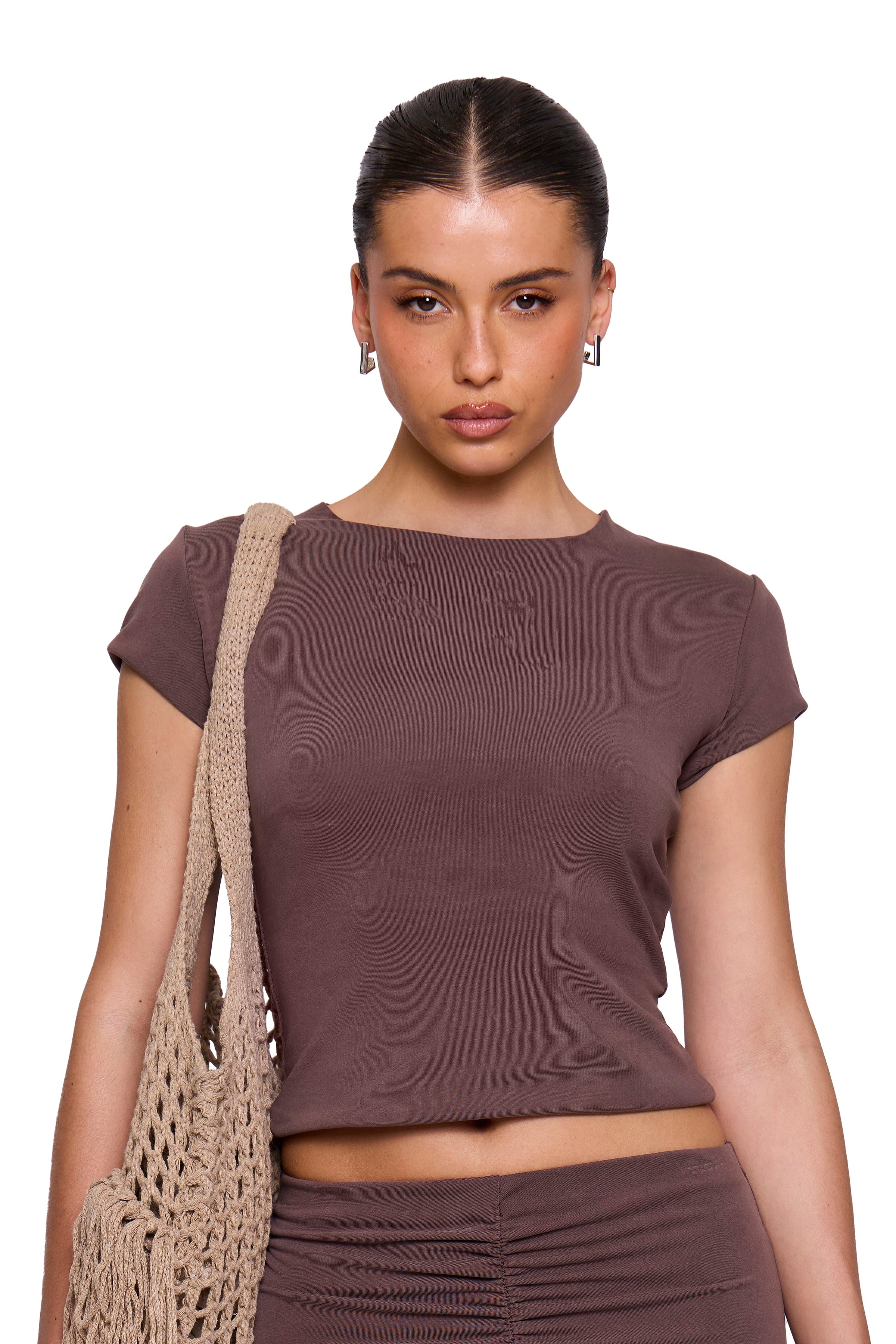 Taupe Modal T-Shirt