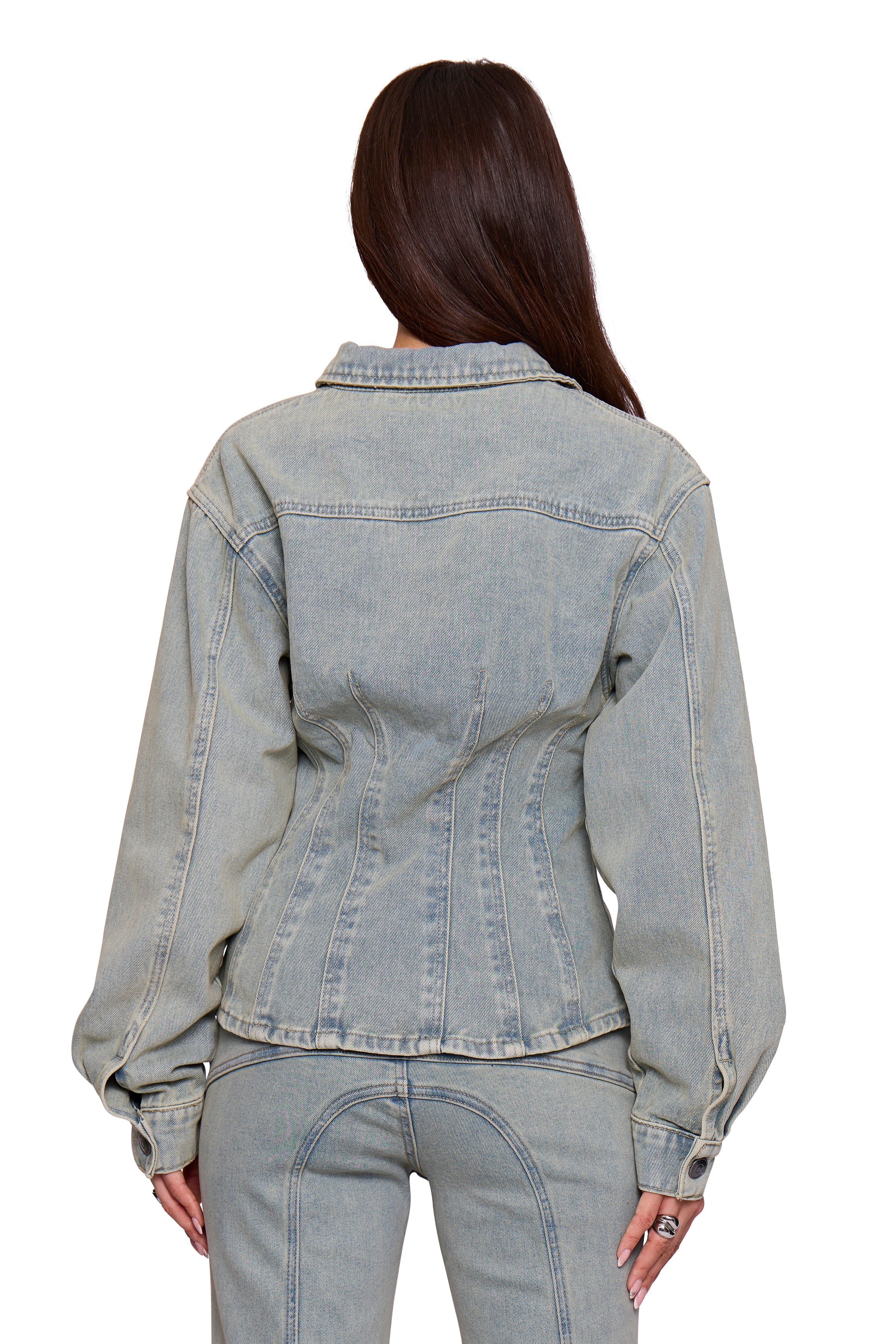 Blue Washed Denim Jacket
