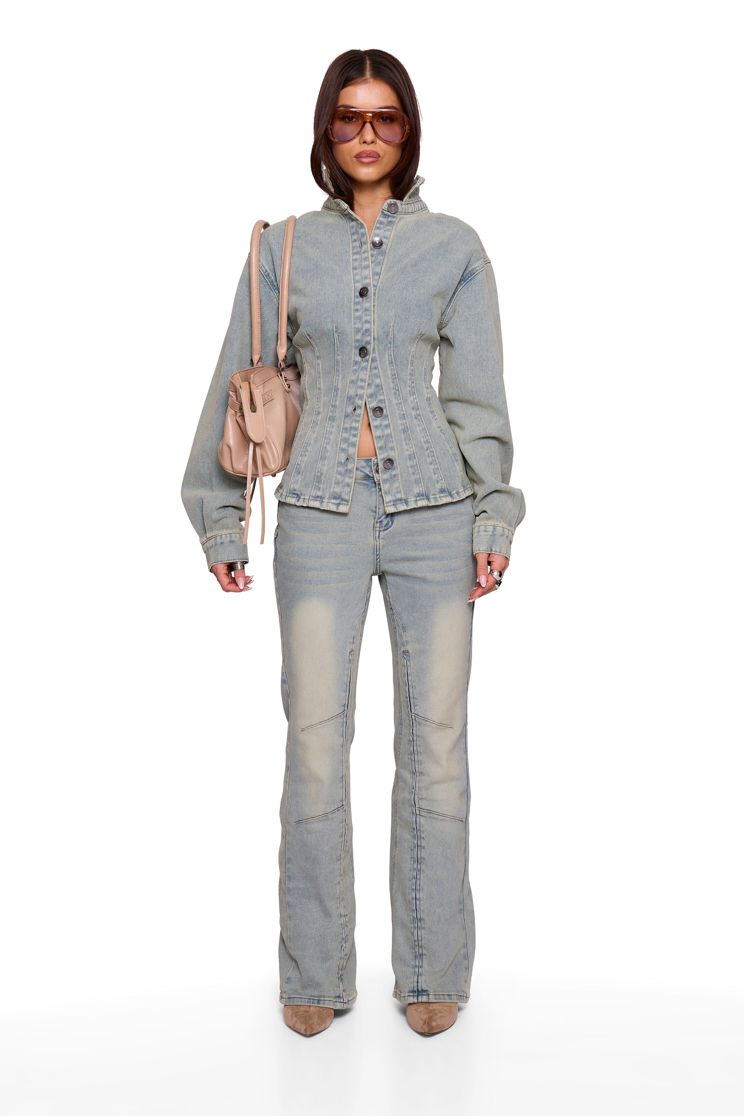 Blue Washed Denim Jacket