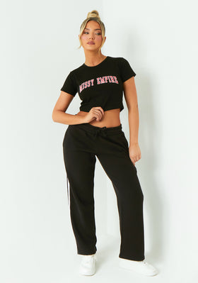 Monica Black Missy Empire Baby Tee