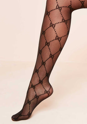 Women's patterned tights
