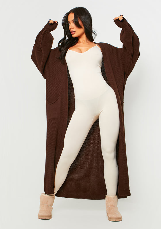 Kendra Seamless Jumpsuit - Brown – Amelia Activewear