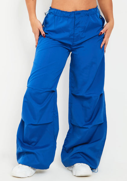 Women's High-rise Cargo Parachute Pants - All In Motion™ Blue 4x : Target
