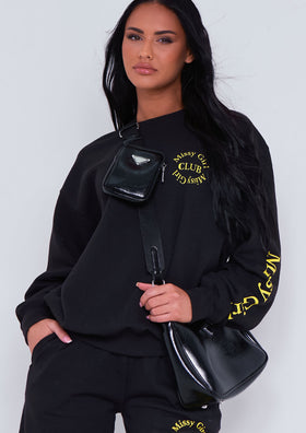 Daisy Black Missy Empire Club Sweatshirt